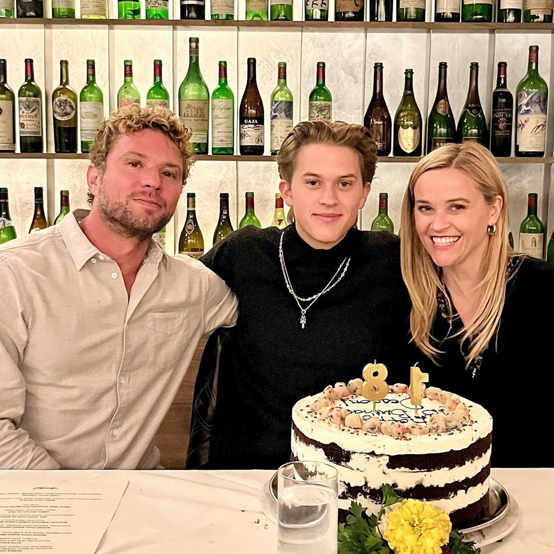Reese Witherspoon & Ex Ryan Phillippe Attend Son Deacon’s Album Party